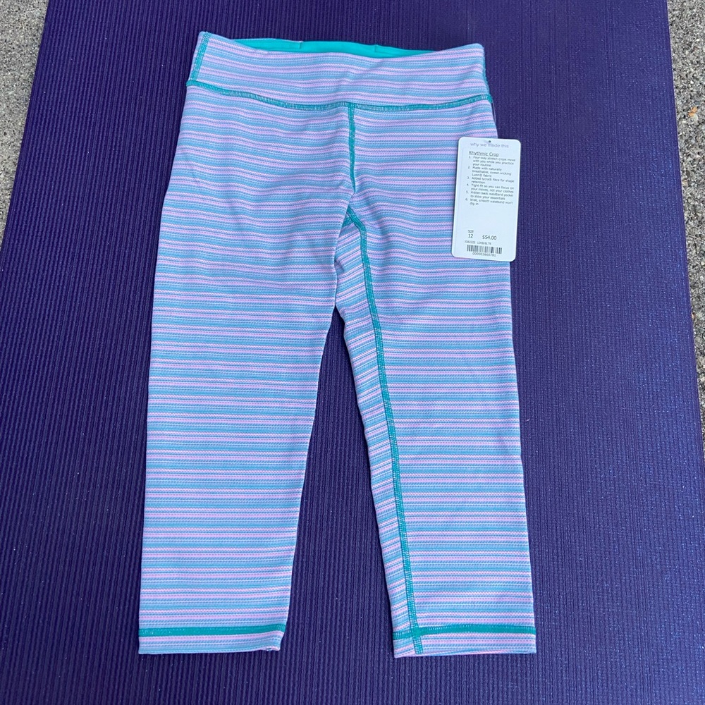 NWT Ivivva Rhythmic Crop Size 12